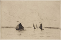 KG 09085
<br/>
Op de Schelde
<br/>
<em>Storm van 's-Gravesande, Carel Nicolaas (1841-1924)</em>